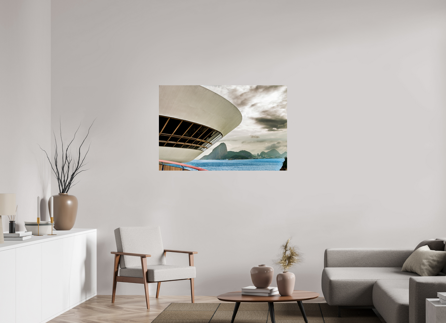 120 x 80 cm, Fine Art Print auf Alu-Dibond ohne Aufhang Niterói - Rio de Janeiro - RJ