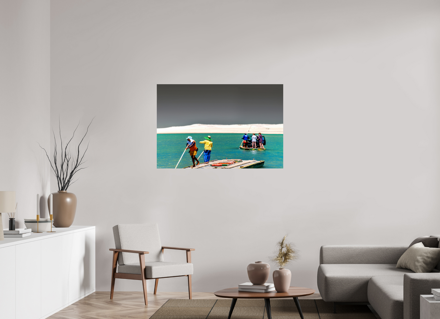 120 x 80 cm, Fine Art Print auf Alu-Dibond ohne Aufhang Genipabu - Extremoz - RN #2