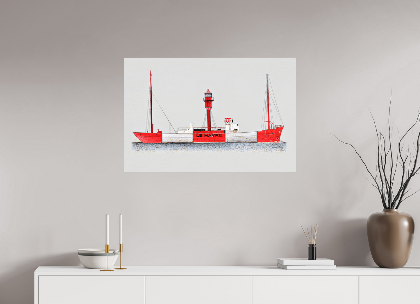 90 x 60 cm, Fine Art Acrylglas Matt Le_Havre