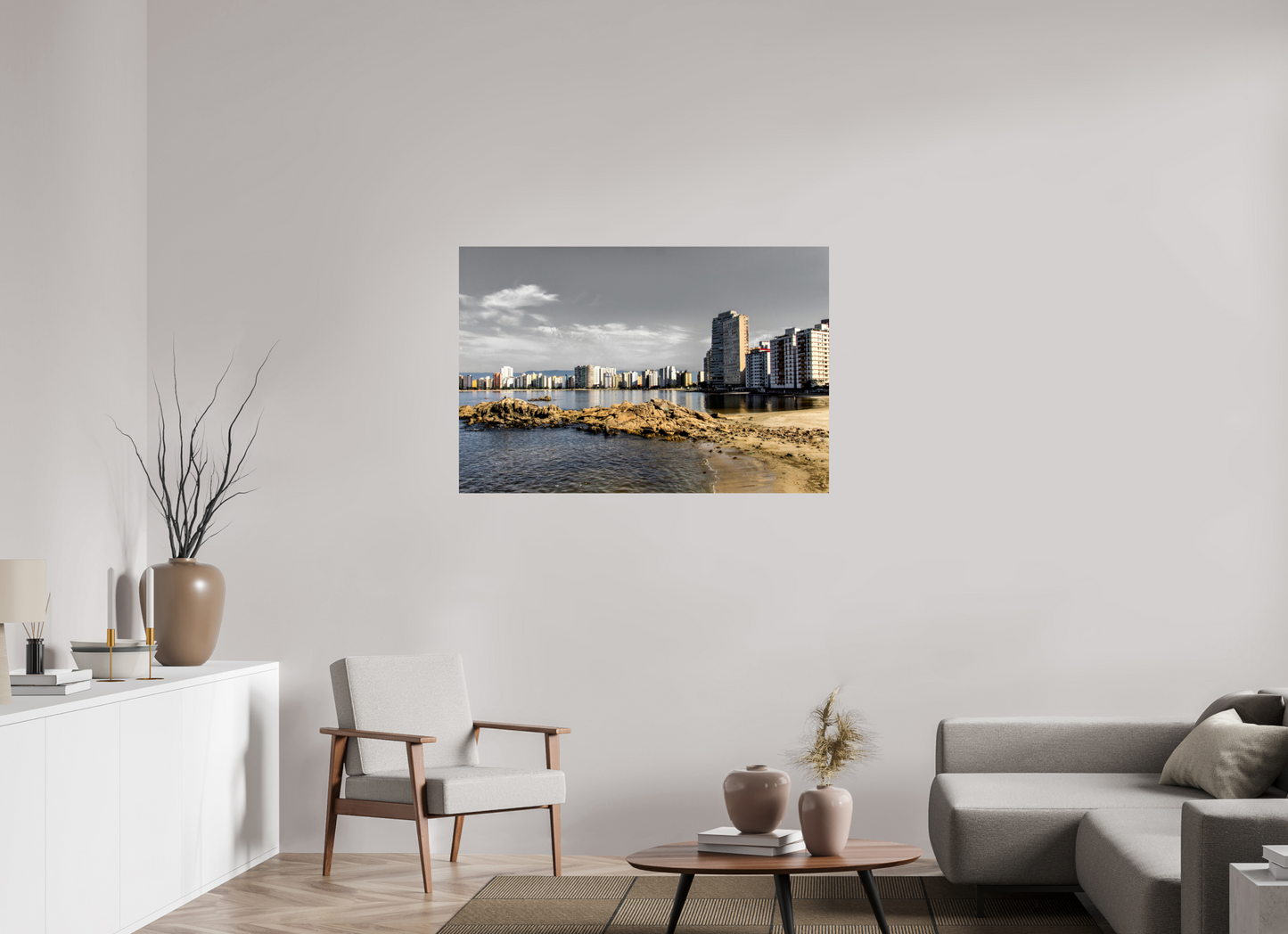 120 x 80 cm, Fine Art Print auf Alu-Dibond ohne Aufhang #13 - Santos - SP