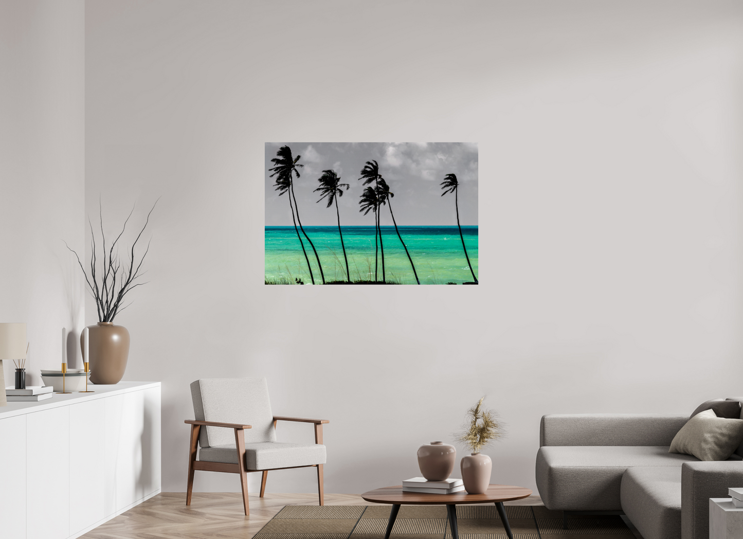 120 x 80 cm, Fine Art Print auf Alu-Dibond ohne Aufhang Farol de Mãe Luiza - Natal - RN