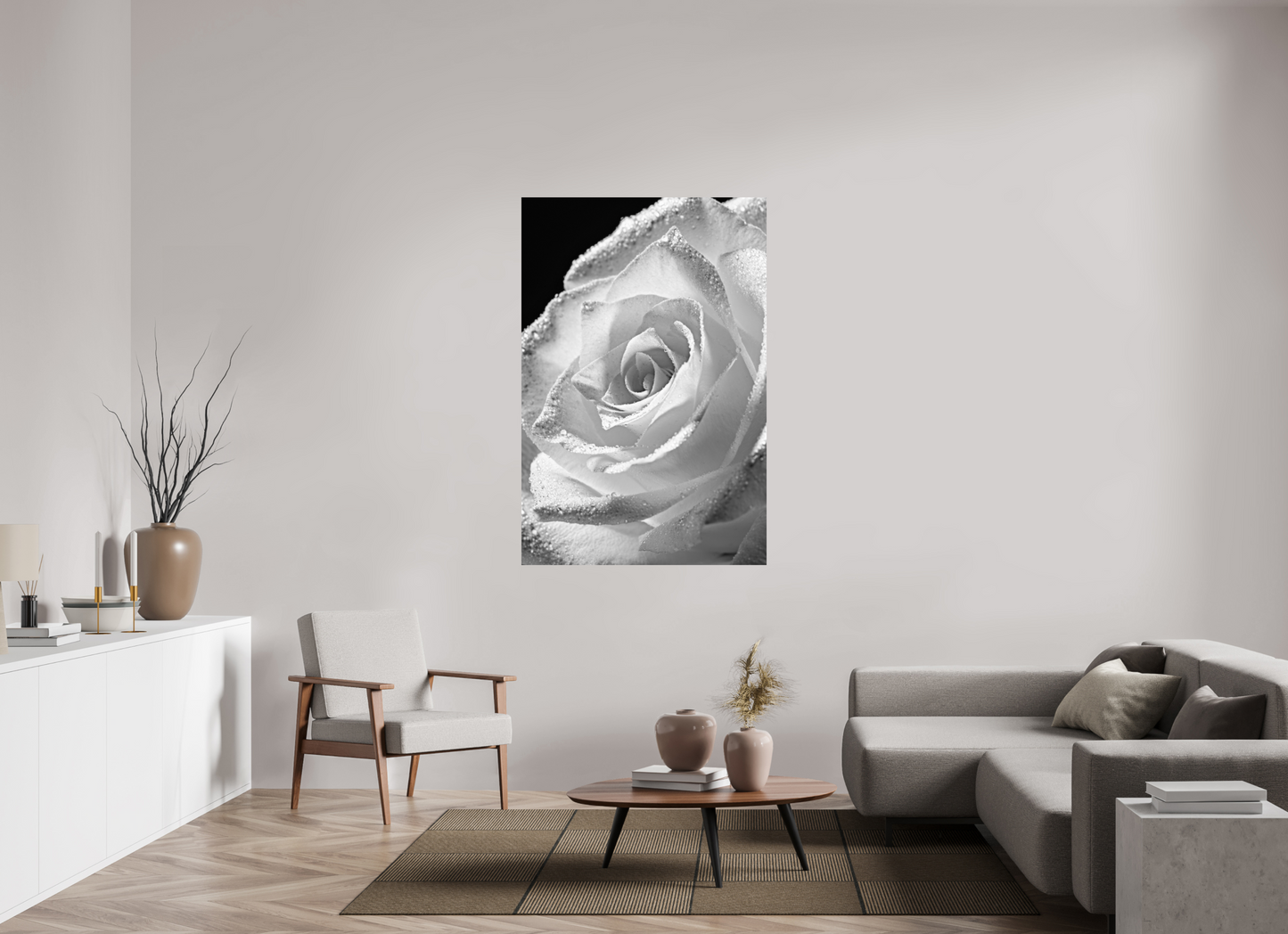 100 x 150 cm, Fine Art Print Baryta auf Alu-Dibond Rose_06