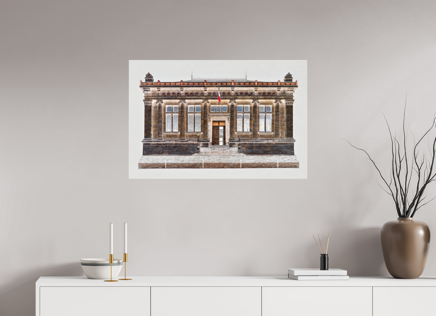 90 x 60 cm, Fine Art Acrylglas Matt Justitia