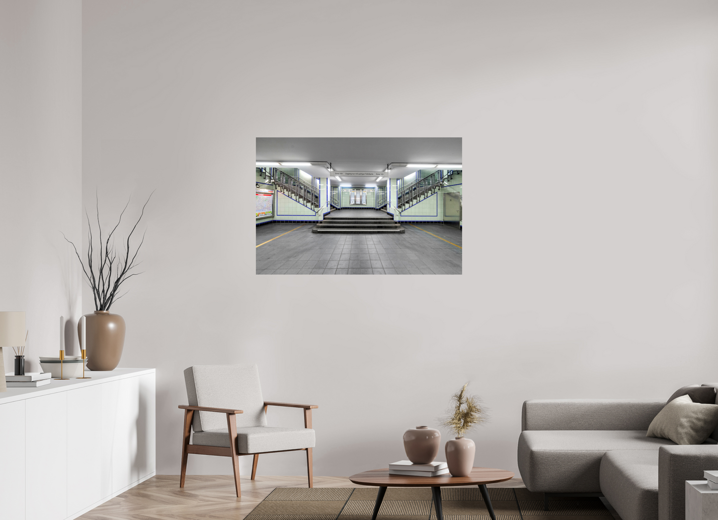 120 x 80 cm, Fine Art Print Metallic Edition Hamburger Strasse #5