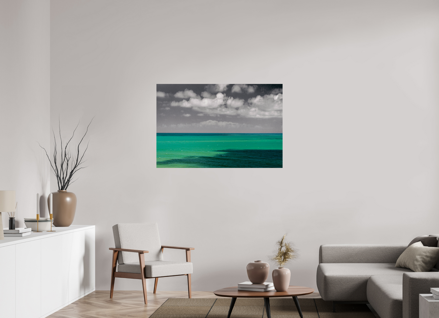 120 x 80 cm, Fine Art Print auf Alu-Dibond ohne Aufhang Pipa -Tibau do Sul - RN