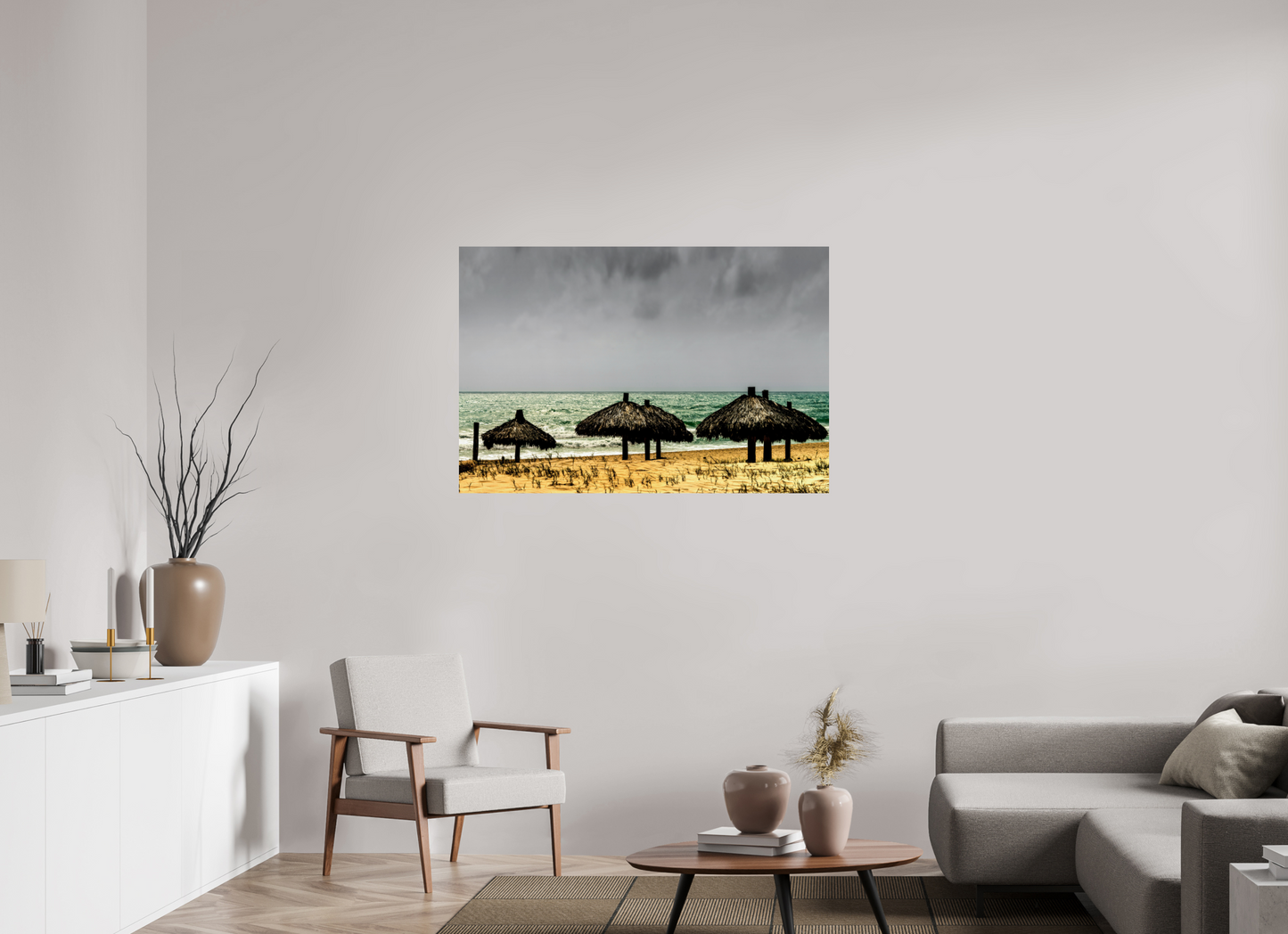 120 x 80 cm, Fine Art Print auf Alu-Dibond ohne Aufhang Praia do Futuro - Fortaleza - CE