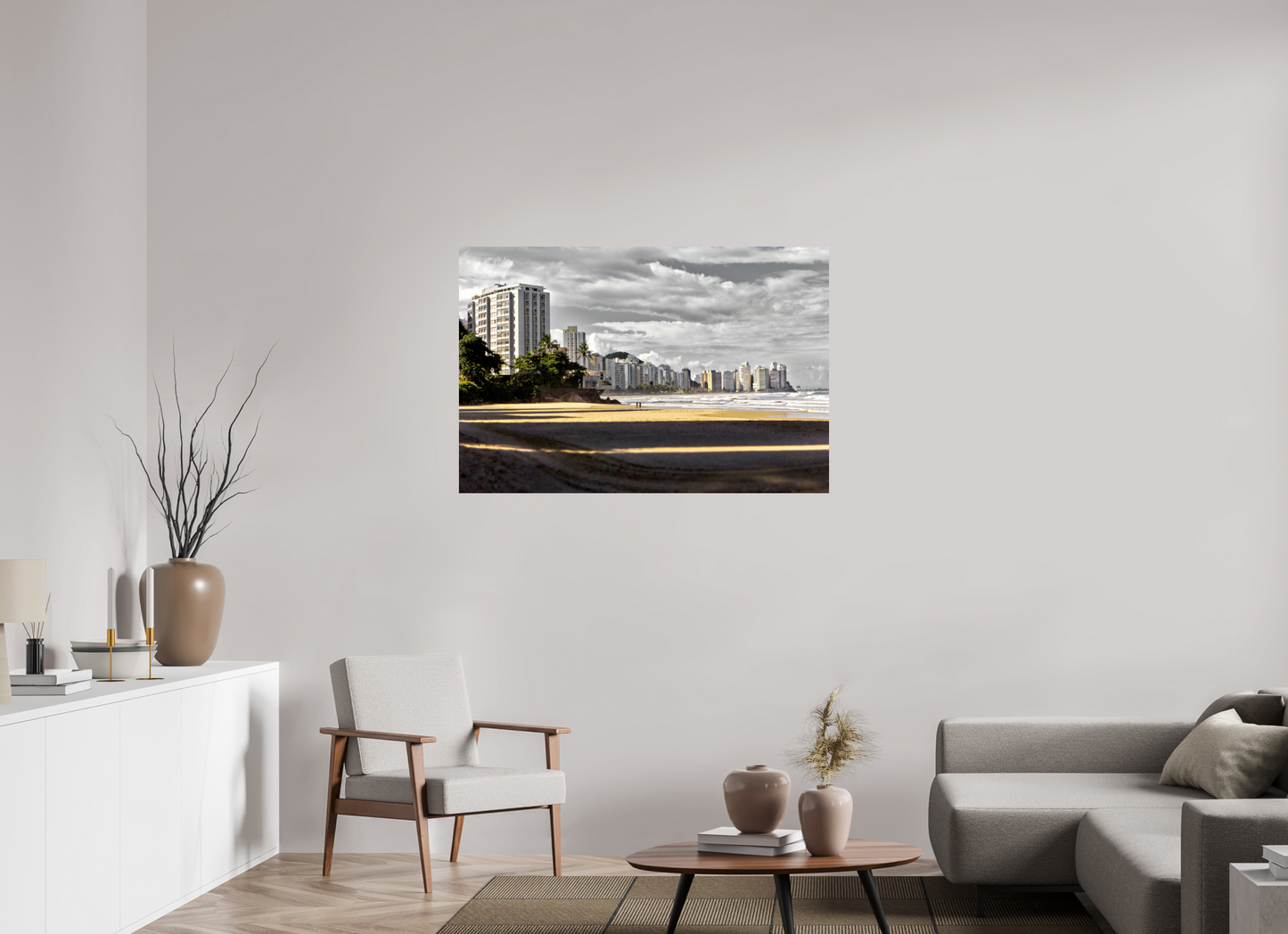 120 x 80 cm, Fine Art Print auf Alu-Dibond ohne Aufhang Asturias - Guarujá - SP