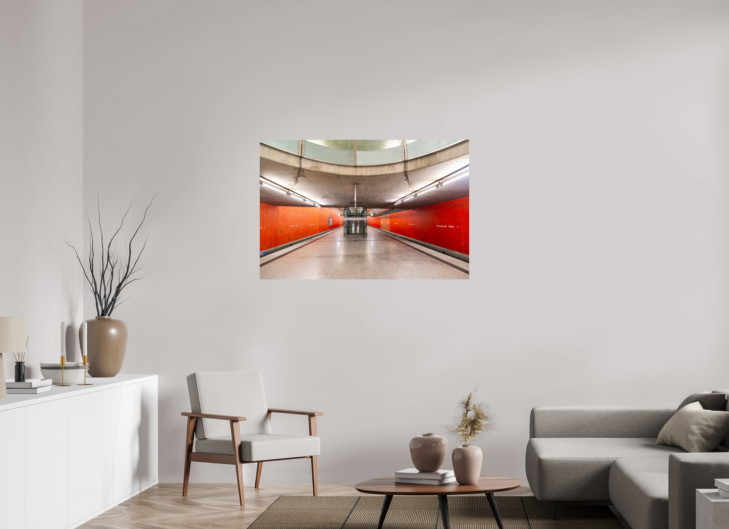 120 x 80 cm, Fine Art Print Metallic Edition Messestadt-West #4 München