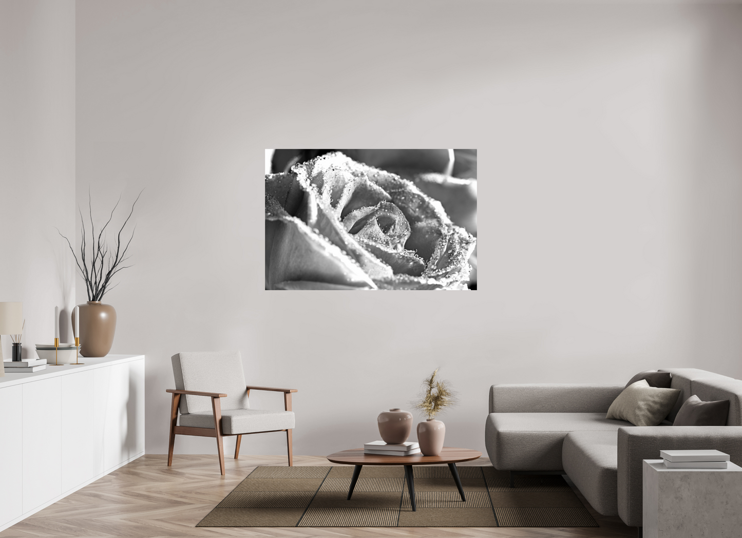 150 x 100 cm, Fine Art Print Baryta auf Alu-Dibond Rose_08