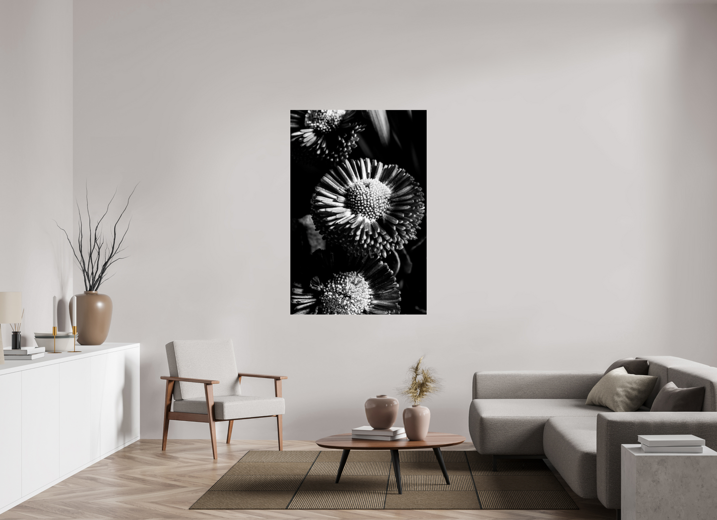 100 x 150 cm, Glänzender Foto-Abzug Acrylglas Aster-02