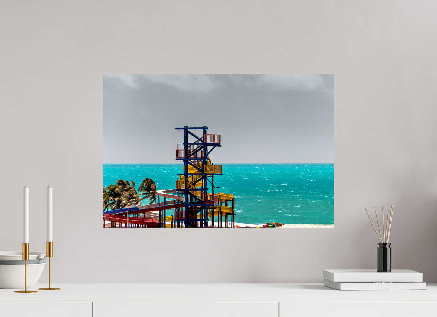 60 x 40 cm, Fine Art Print auf Alu-Dibond ohne Aufhang Praia de Tapera - Aquiraz - CE