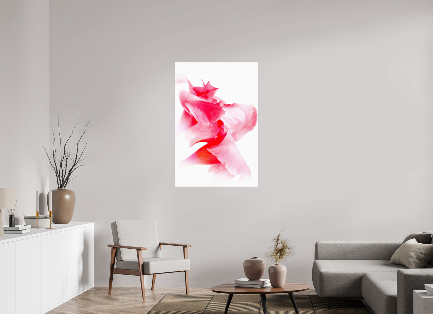 80 x 120 cm, ChromaLuxe HD Metal Print Rose_11