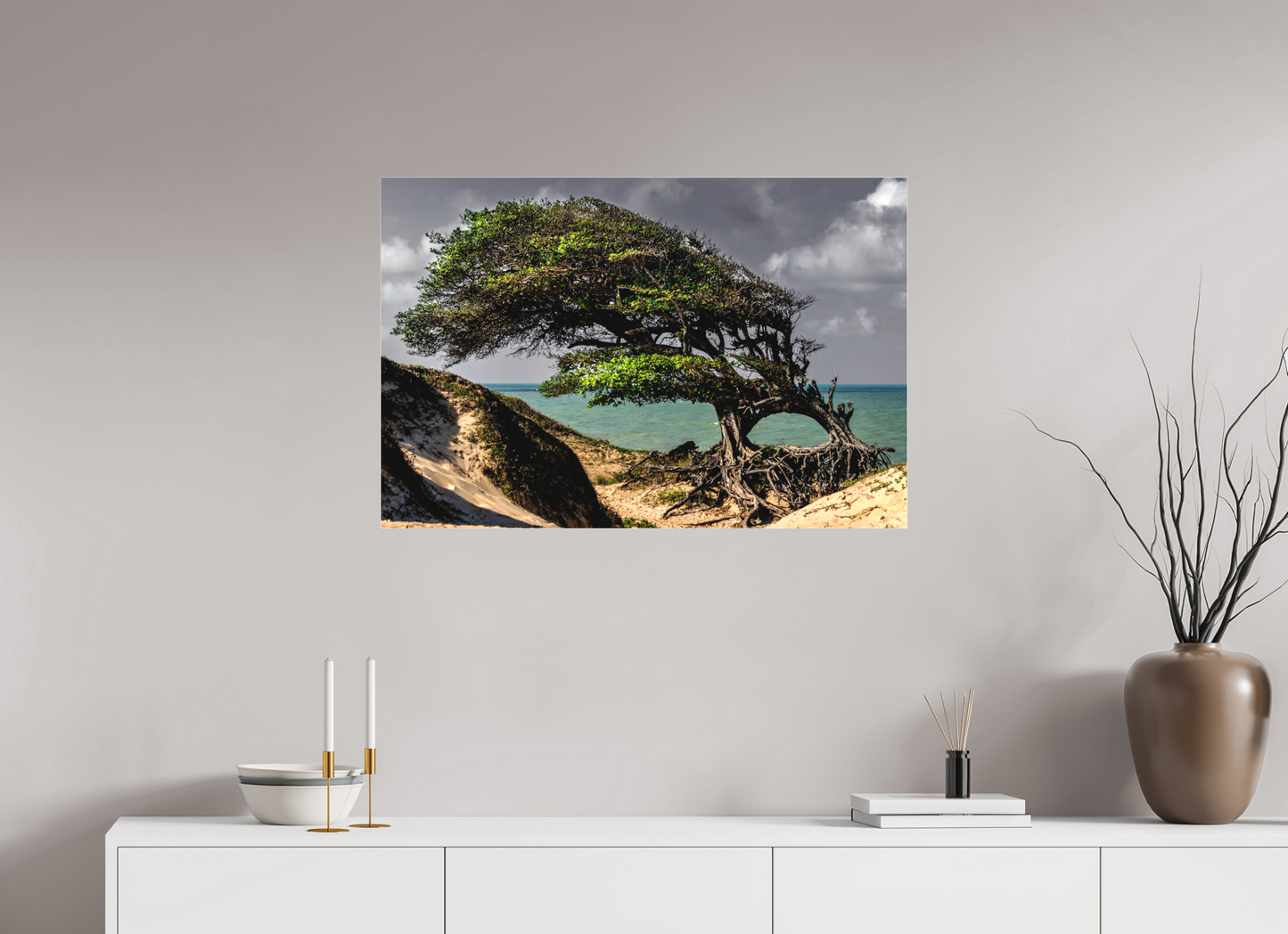 90 x 60 cm, Fine Art Acrylglas Matt Farol de São Roque - Maxaranguape - PB