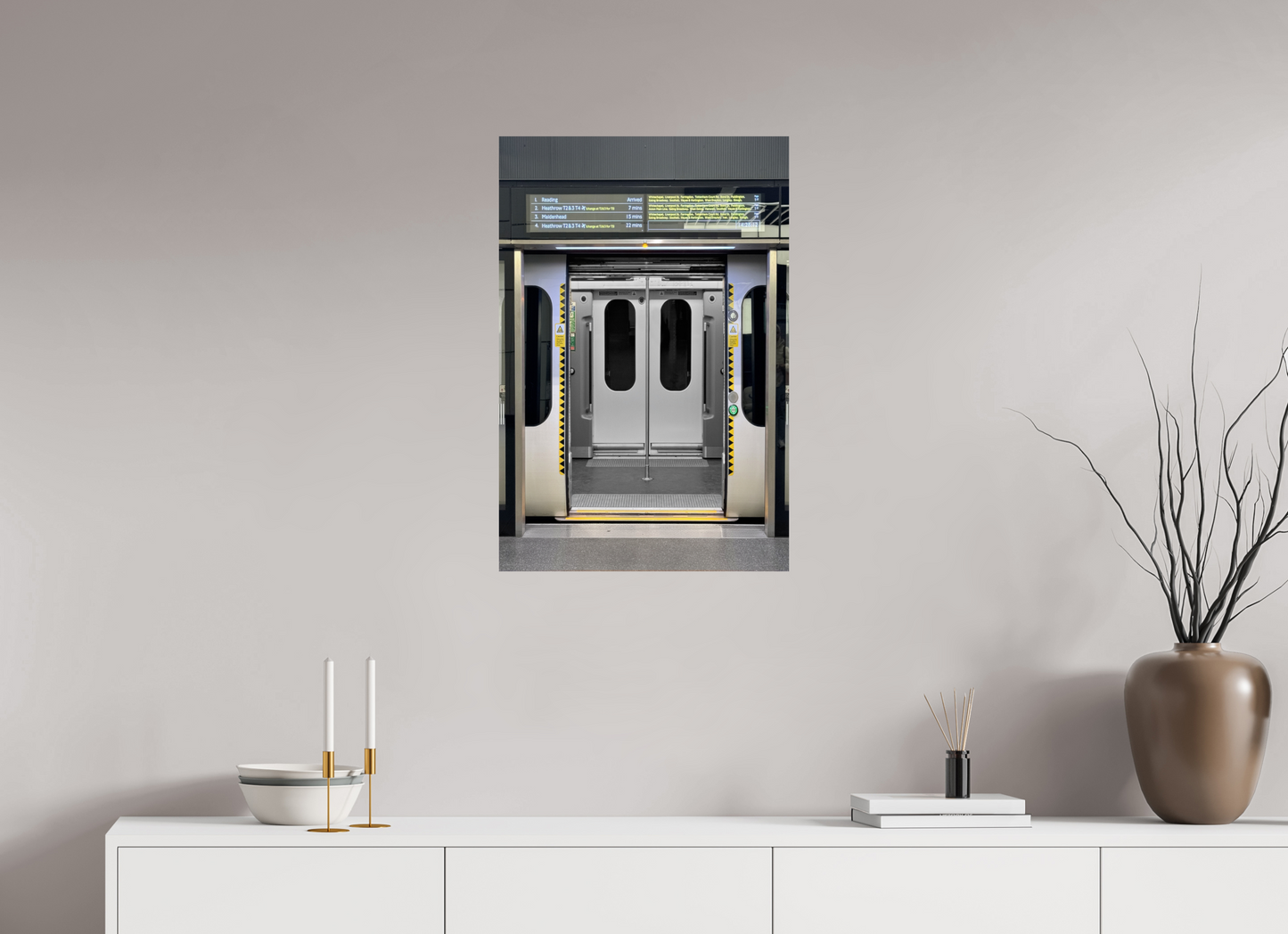 50 x 75 cm, Fine Art Print Metallic Edition London #1