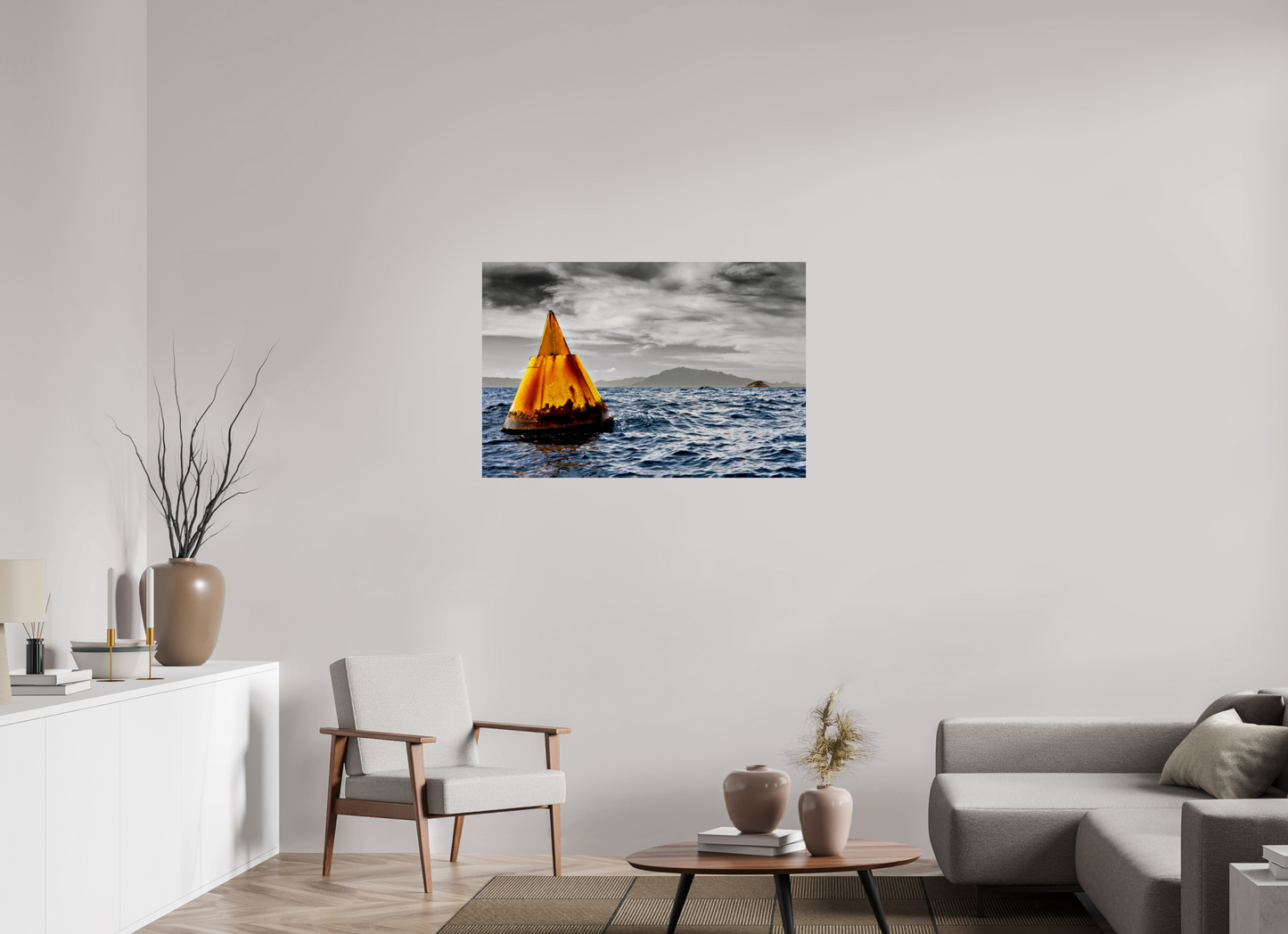 105 x 70 cm, Fine Art Print auf Alu-Dibond ohne Aufhang Alcatrazes - SP