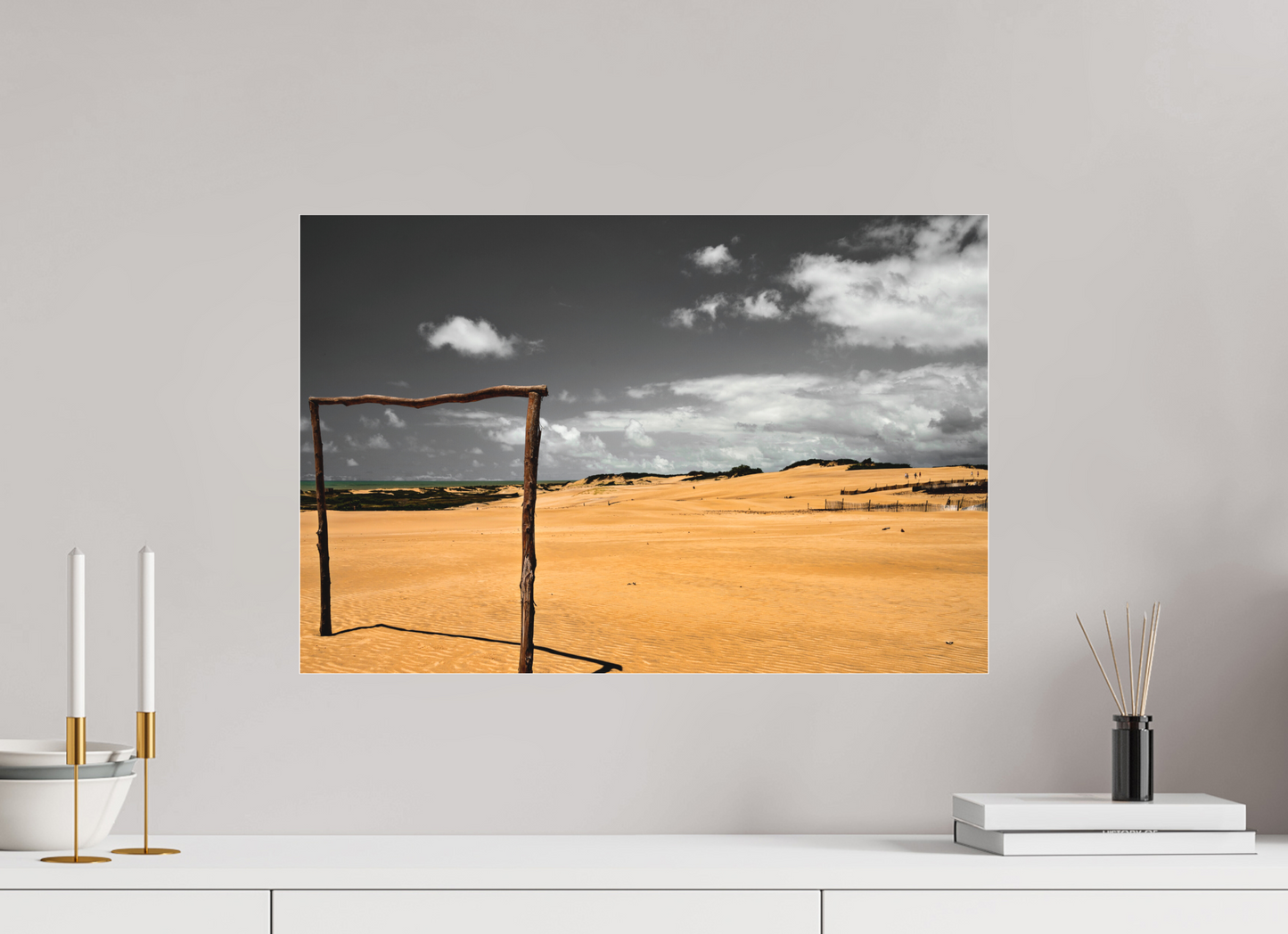60 x 40 cm, Fine Art Acrylglas Matt Praia de Itaúnas - Itaúnas - ES