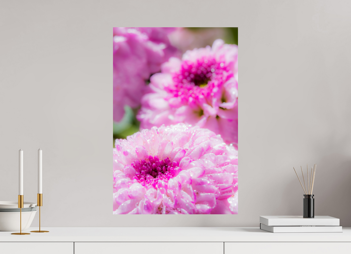 40 x 60 cm, Fine Art Print Baryta auf Alu-Dibond Chrysanthemen_08
