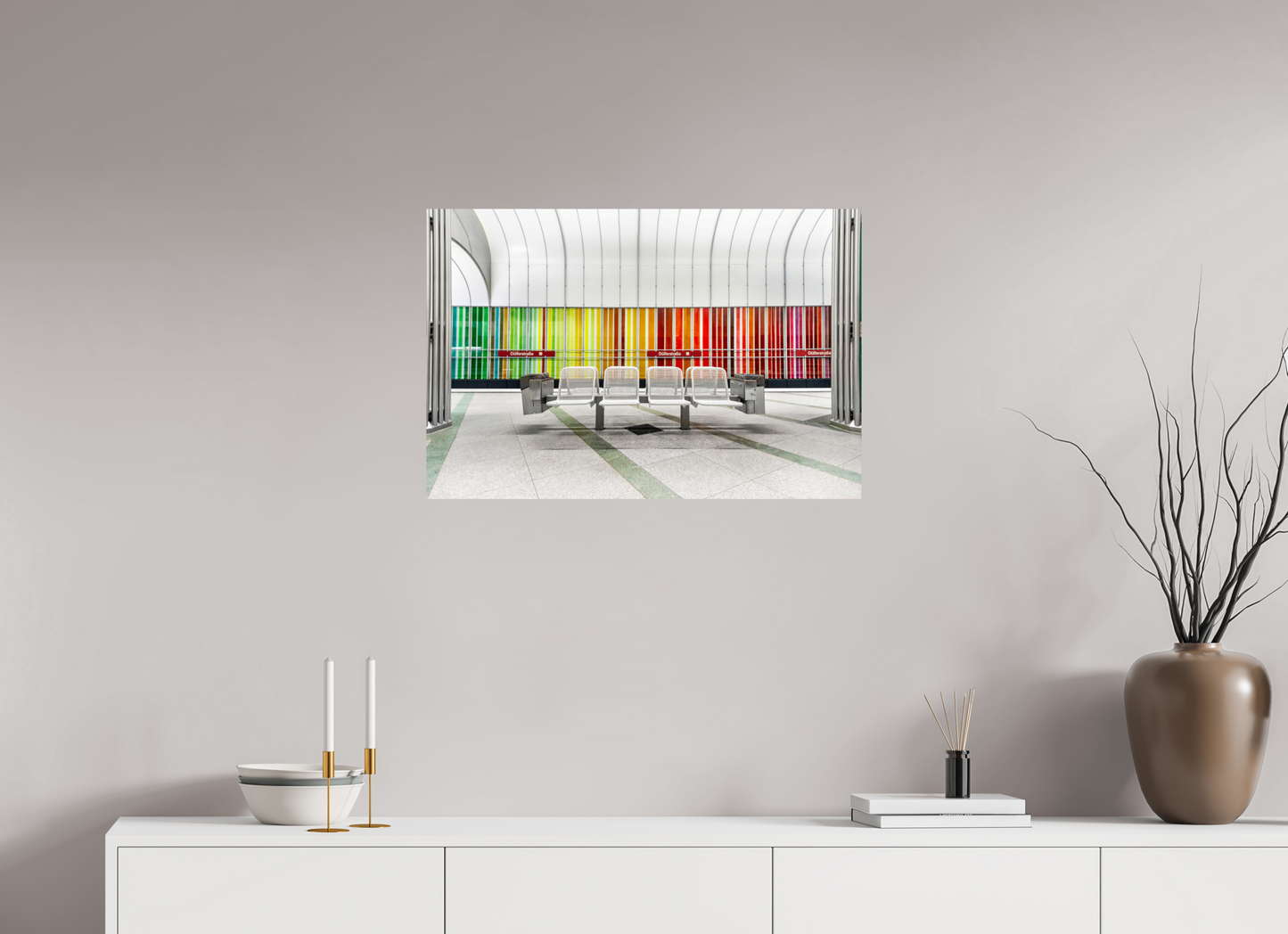 75 x 50 cm, Fine Art Print Metallic Edition Düfelrlstrasse #1 München