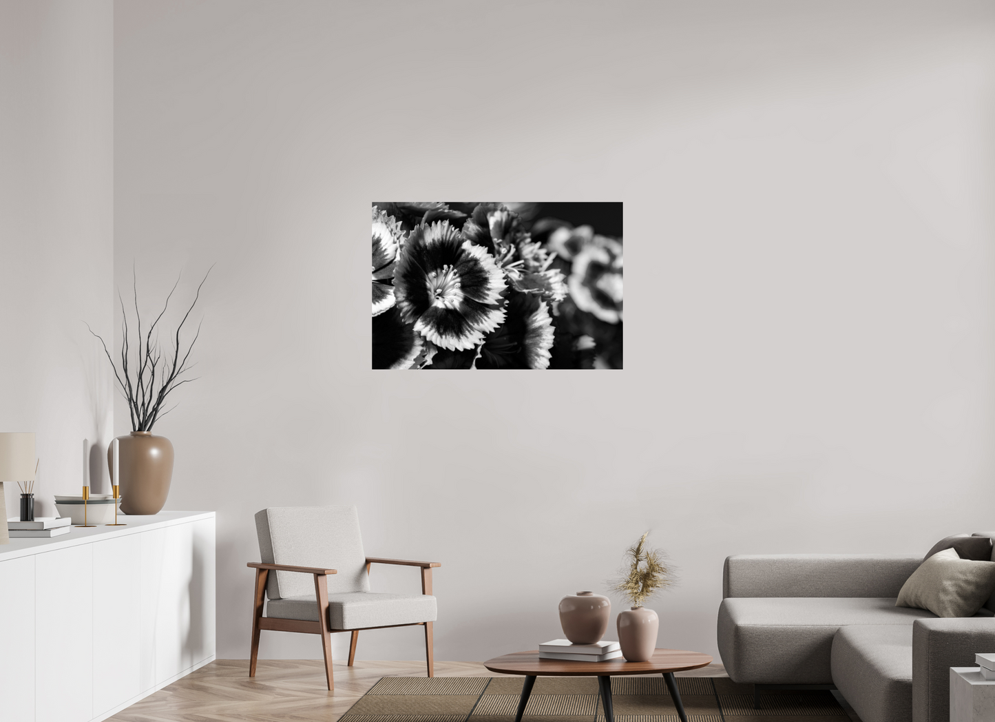 105 x 70 cm, Fine Art Print Baryta auf Alu-Dibond Bartnelke_02