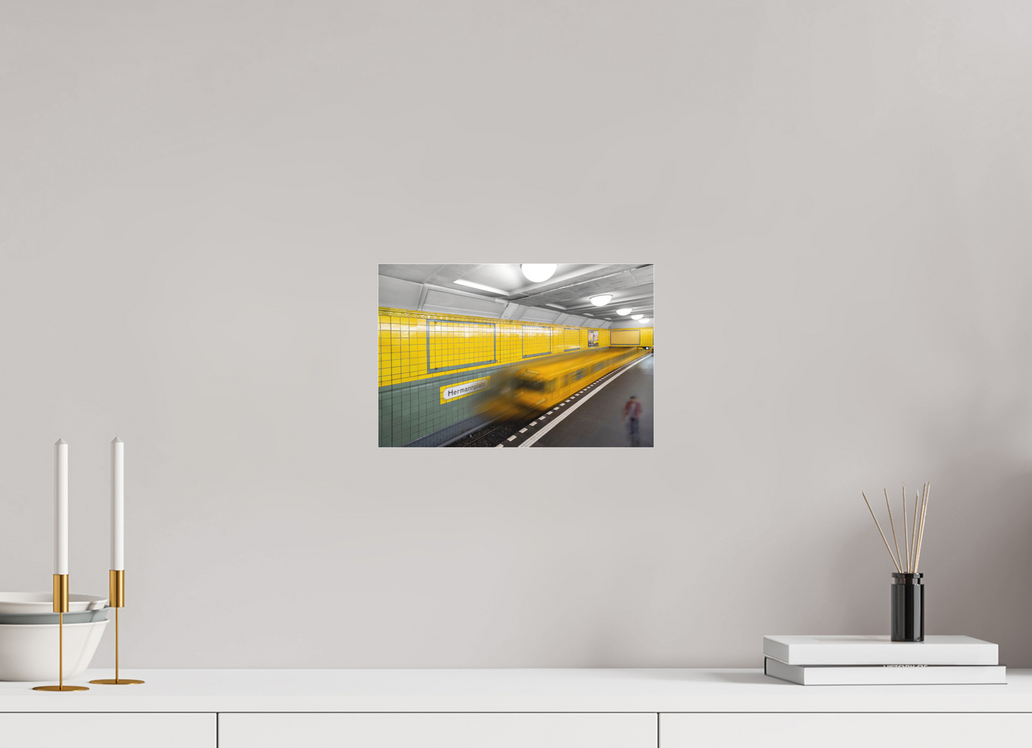 30 x 20 cm, Fine Art Acrylglas Matt Hermannsplatz #1 Berlin