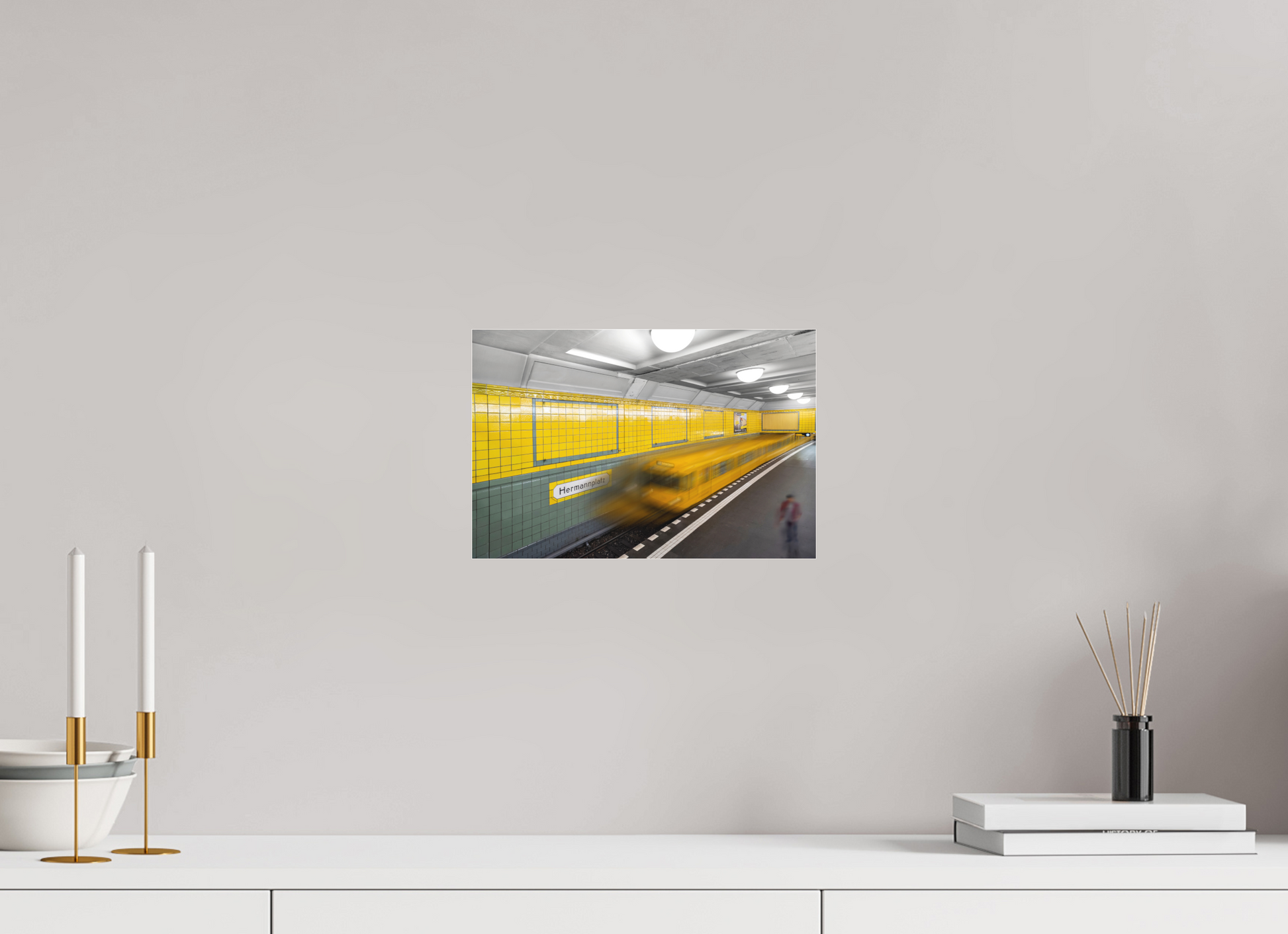 30 x 20 cm, Fine Art Acrylglas Matt Hermannsplatz #1 Berlin