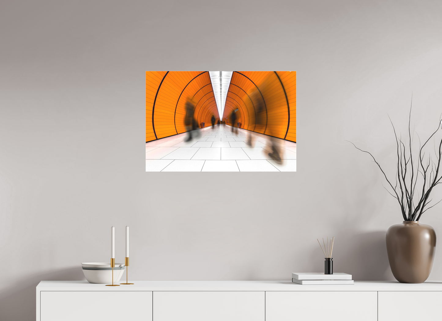 75 x 50 cm, Fine Art Acrylglas Matt Marienplatz #1 München