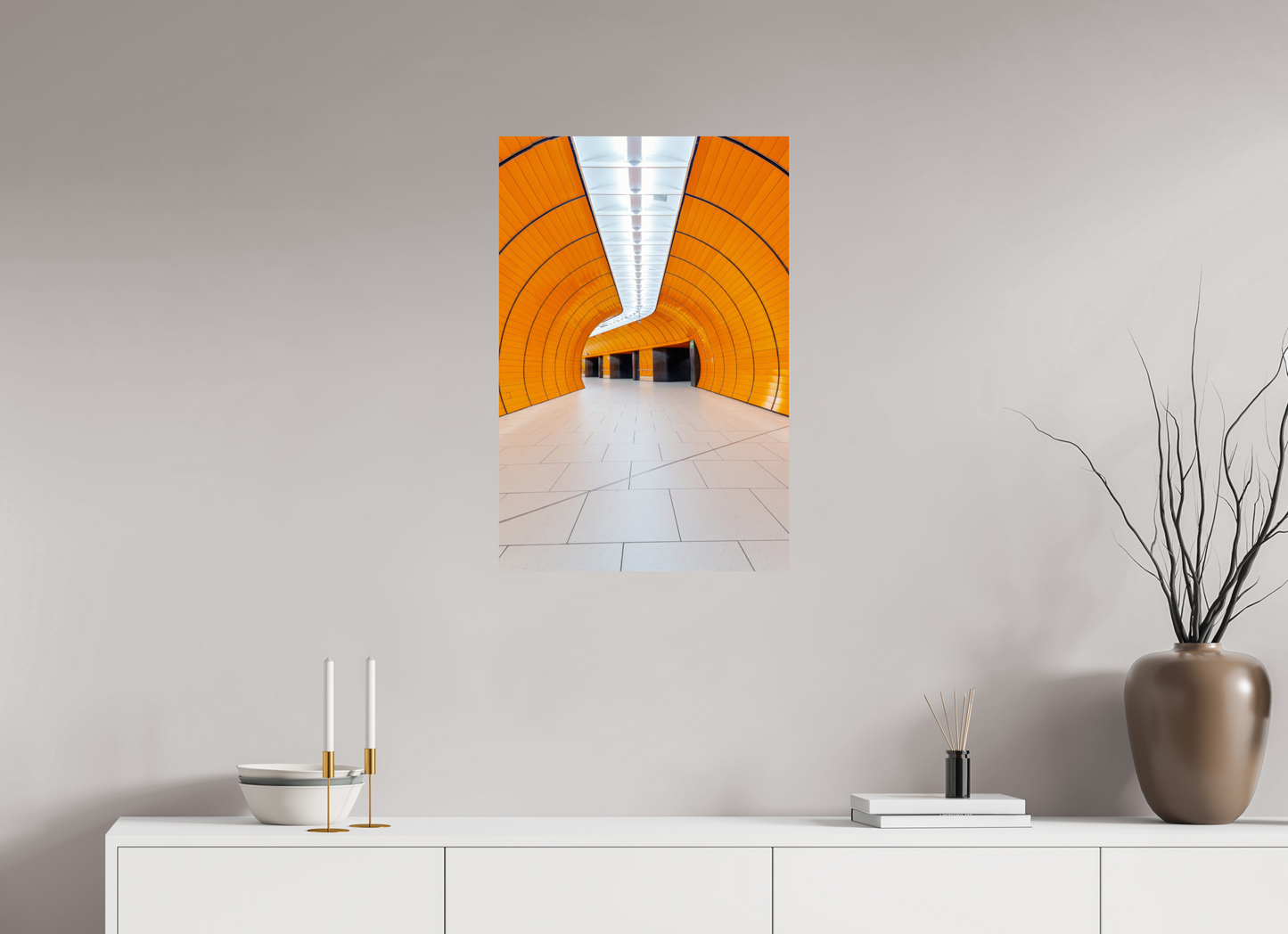 50 x 75 cm, Fine Art Print Metallic Edition Marienplatz #3 München