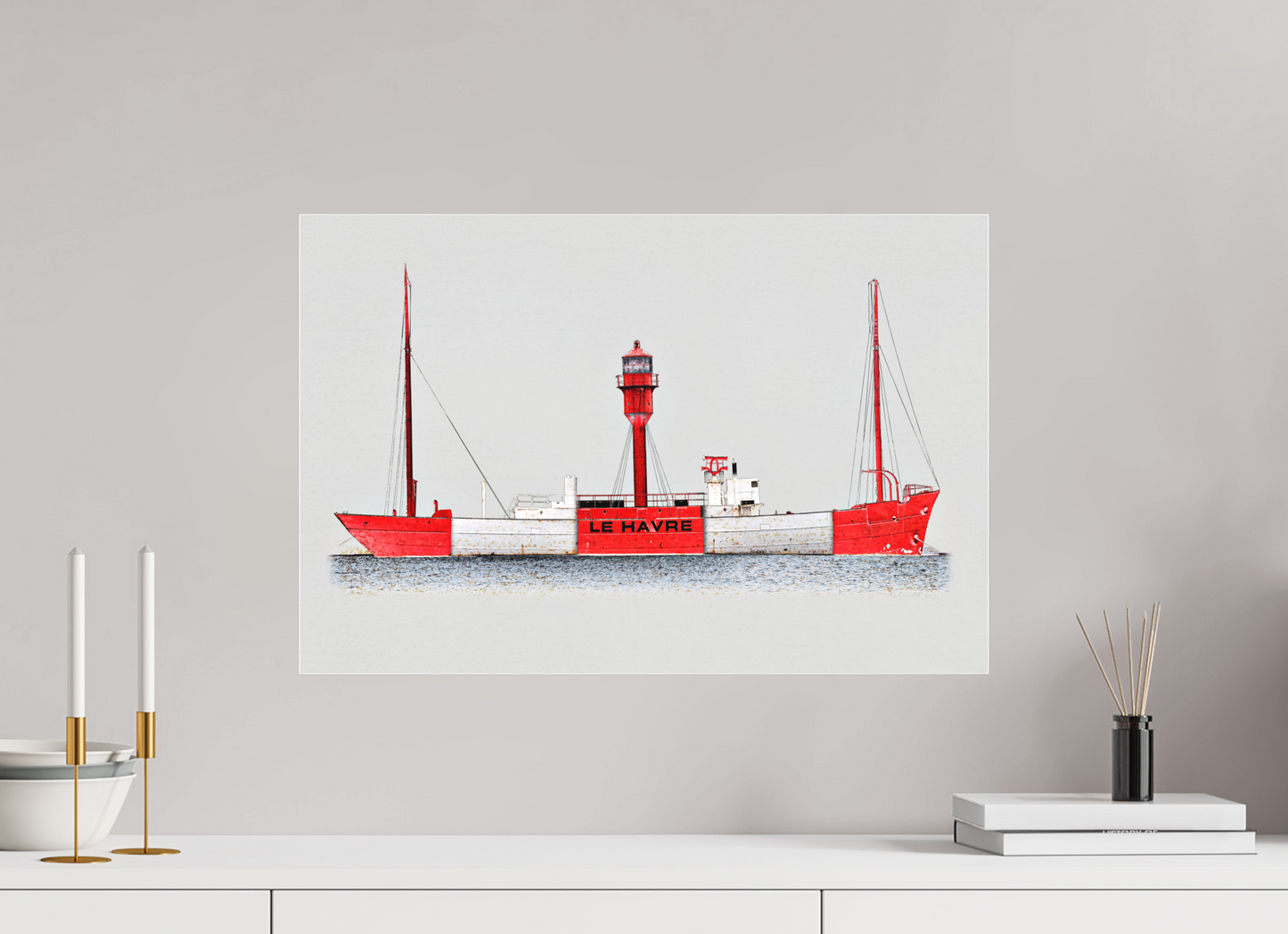 60 x 40 cm, Fine Art Acrylglas Matt Le_Havre