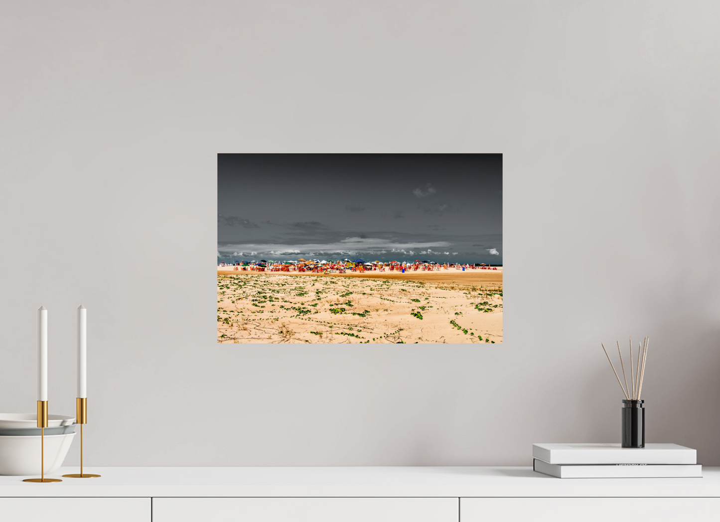 45 x 30 cm, Fine Art Print auf Alu-Dibond ohne Aufhang Praia de Atalaia - Aracajú - SE