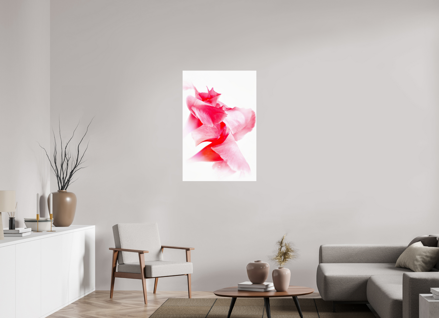 70 x 105 cm, ChromaLuxe HD Metal Print Rose_11