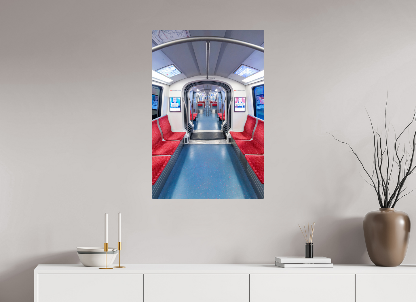 60 x 90 cm, Fine Art Print Metallic Edition HAM #2 Hamburg