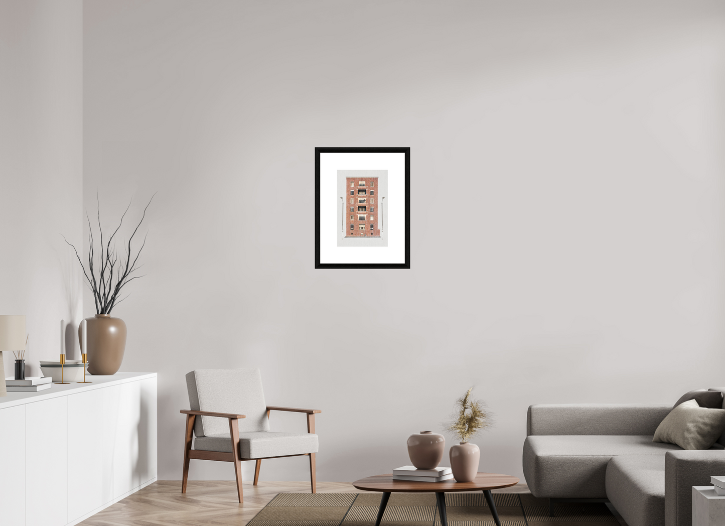 30 x 45 cm, Le Havre _ Framed _Passepartout_Photo Silk Baryta Hahnemuehle Two_Lights