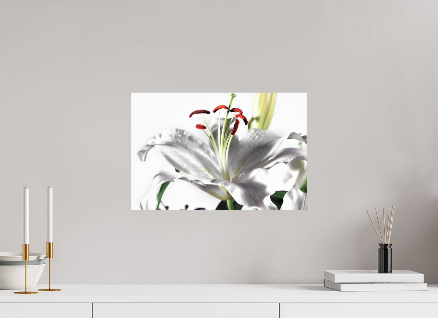45 x 30 cm, Fine Art Print Baryta auf Alu-Dibond Lilie_06