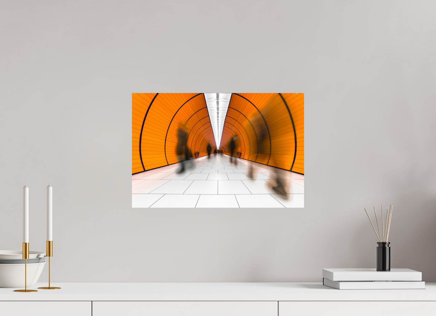 45 x 30 cm, Fine Art Print Metallic Edition Marienplatz #1 München