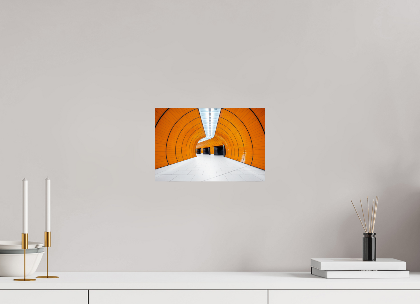 30 x 20 cm, Fine Art Print Metallic Edition Marienplatz #4 München