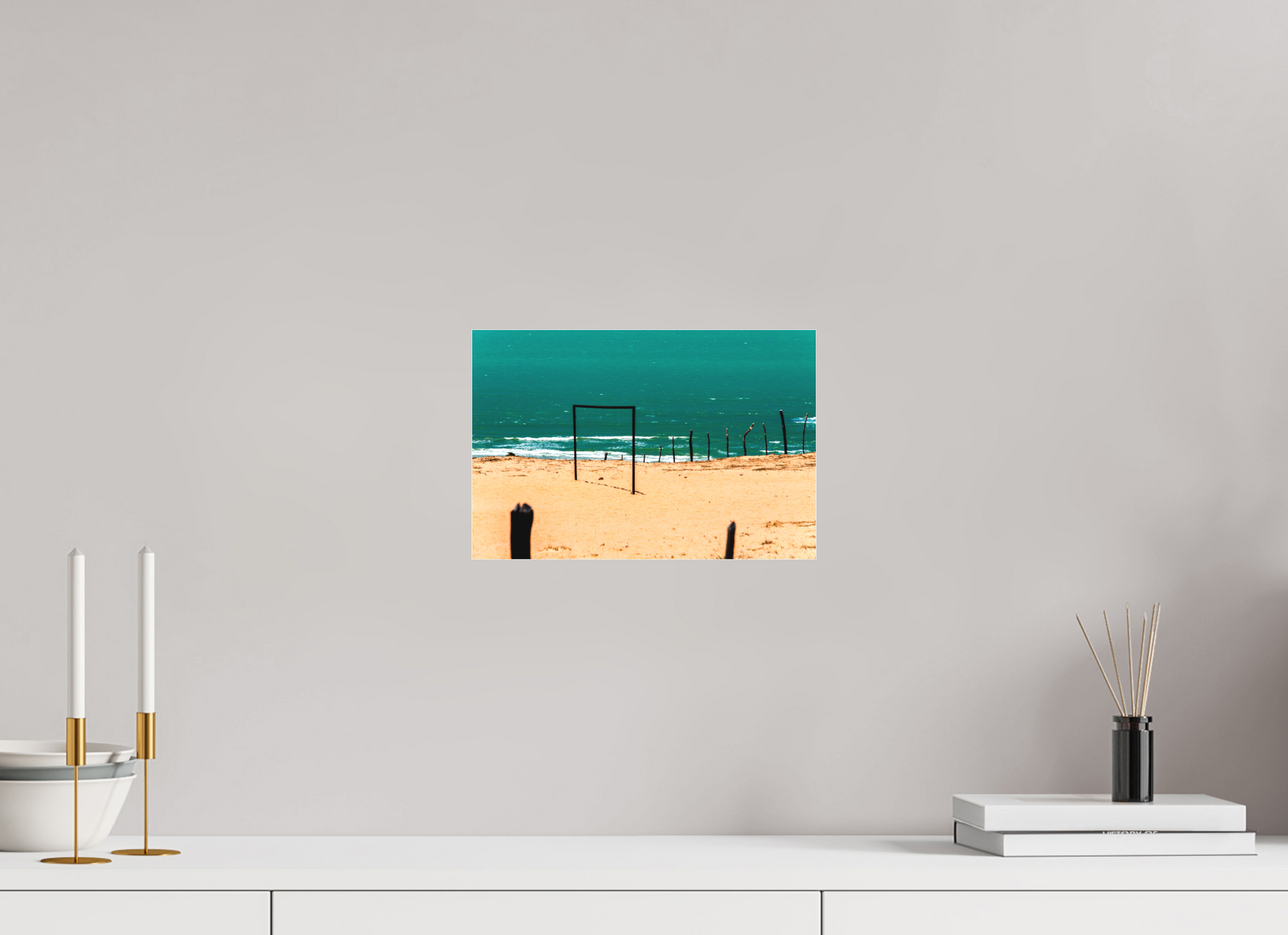 30 x 20 cm, Fine Art Acrylglas Matt Ponta do Mel - Areia Branca - RN #2
