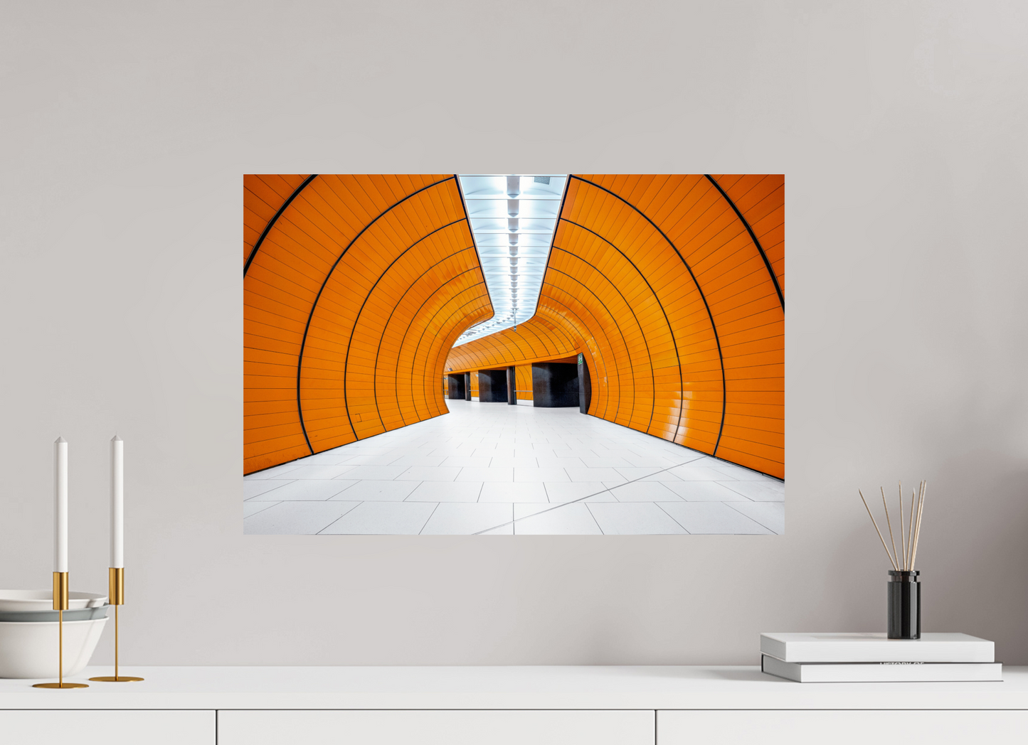 60 x 40 cm, Fine Art Print Metallic Edition Marienplatz #4 München