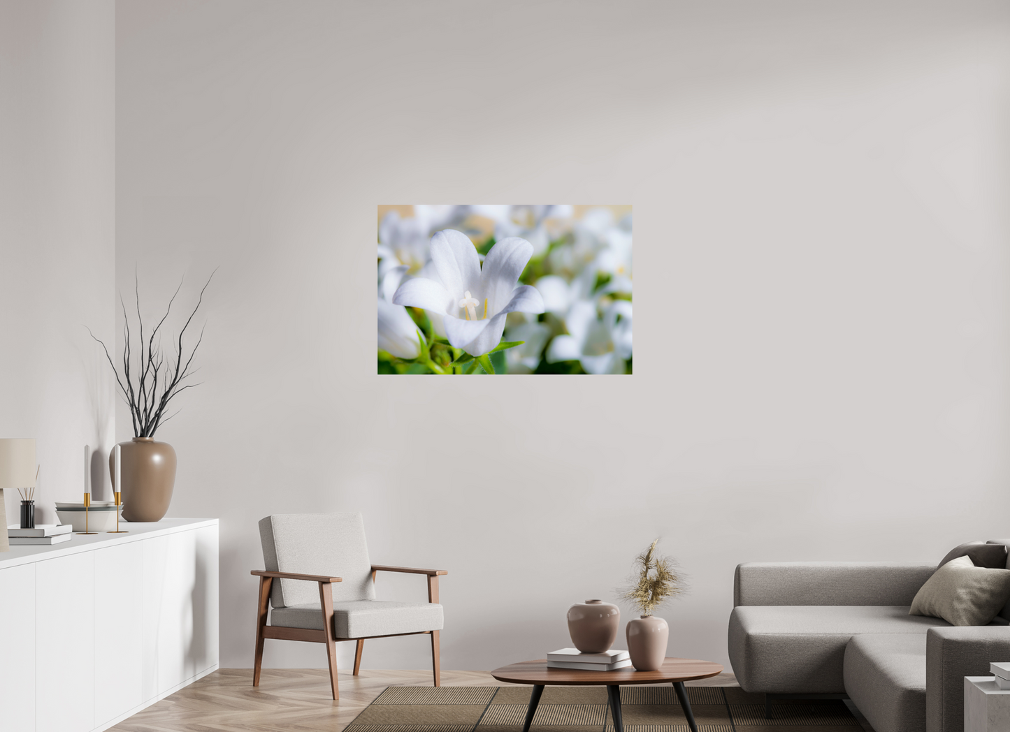105 x 70 cm, Fine Art Print Baryta auf Alu-Dibond Glockenblume_02