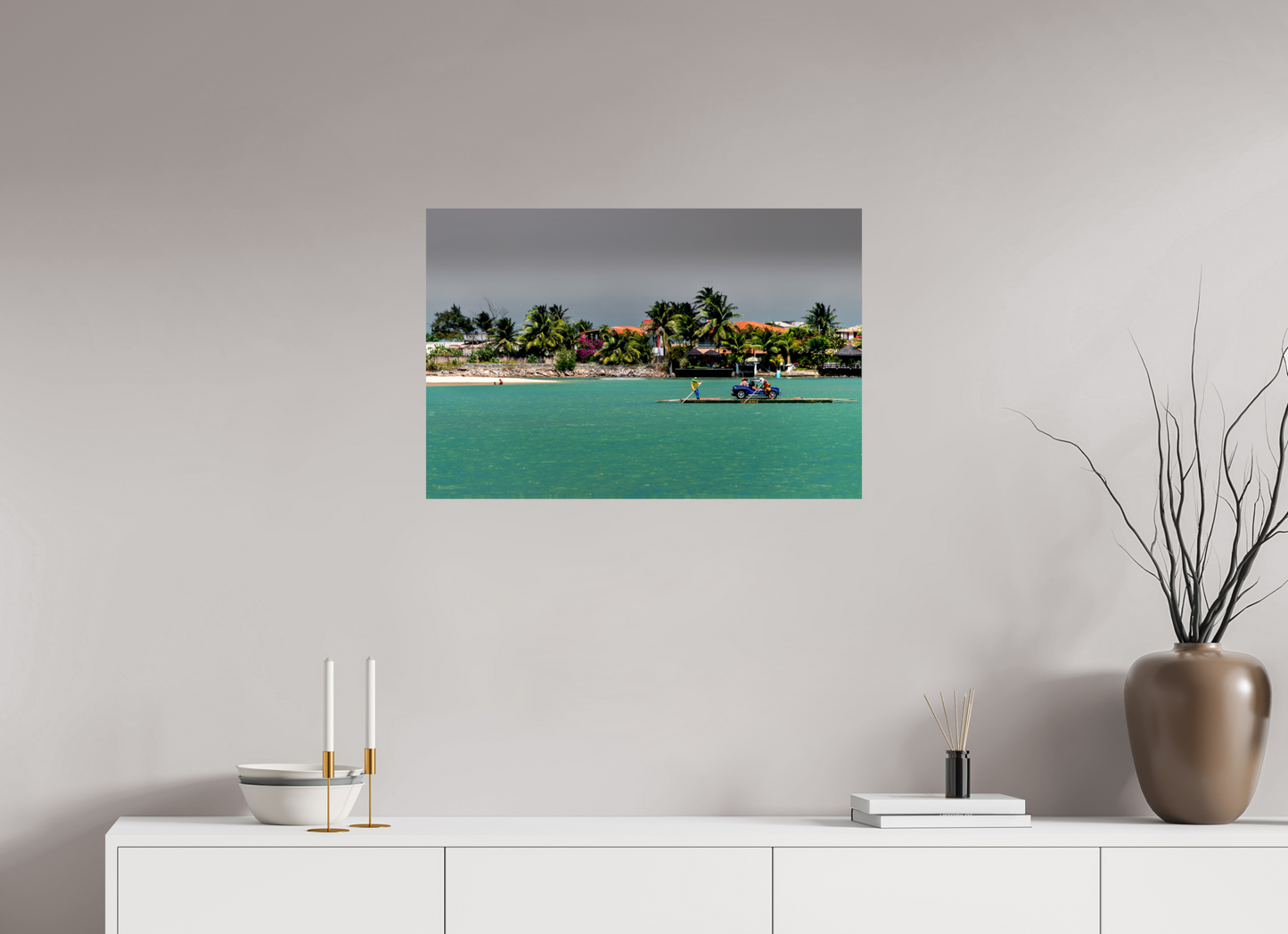 75 x 50 cm, Fine Art Print auf Alu-Dibond ohne Aufhang Genipabu - Extremoz - RN #3