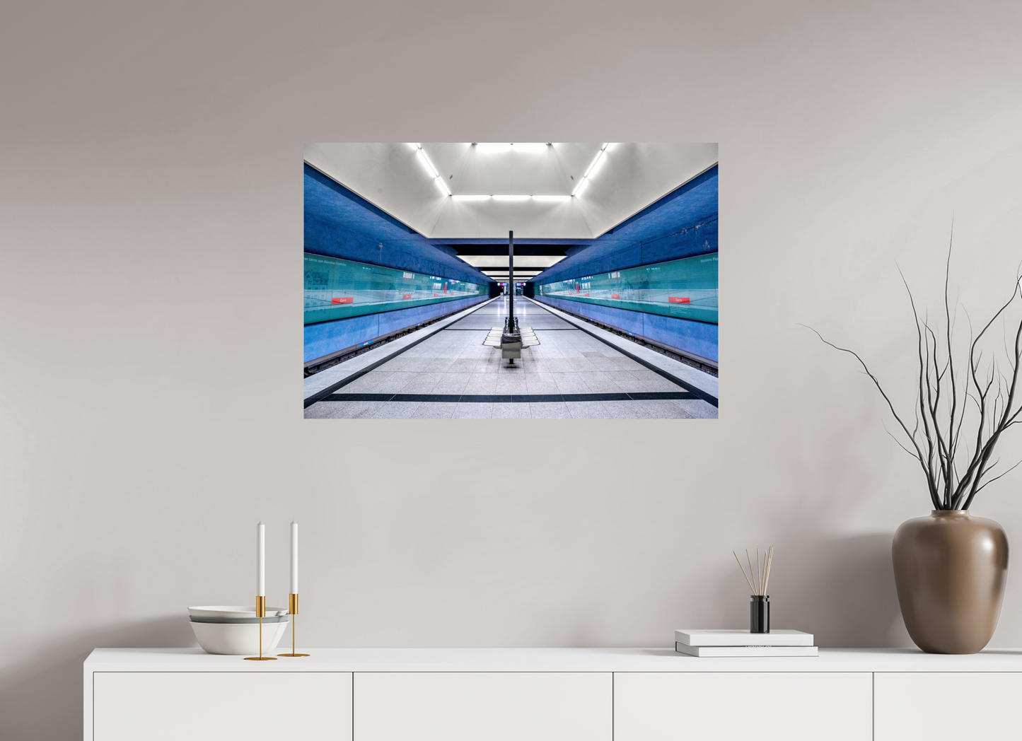 90 x 60 cm, Fine Art Print Metallic Edition Gern #1 München