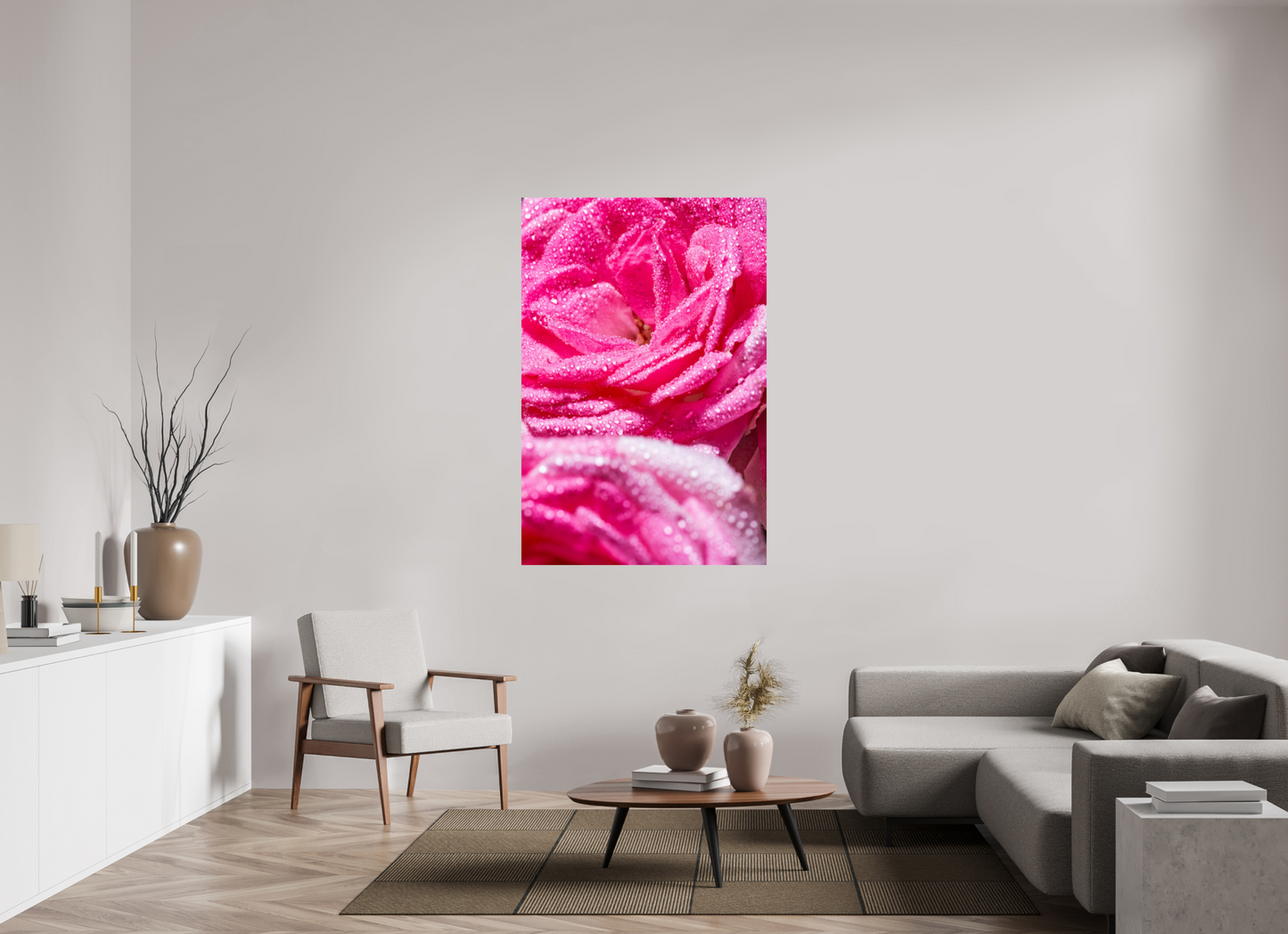 100 x 150 cm, ChromaLuxe HD Metal Print Rose_10