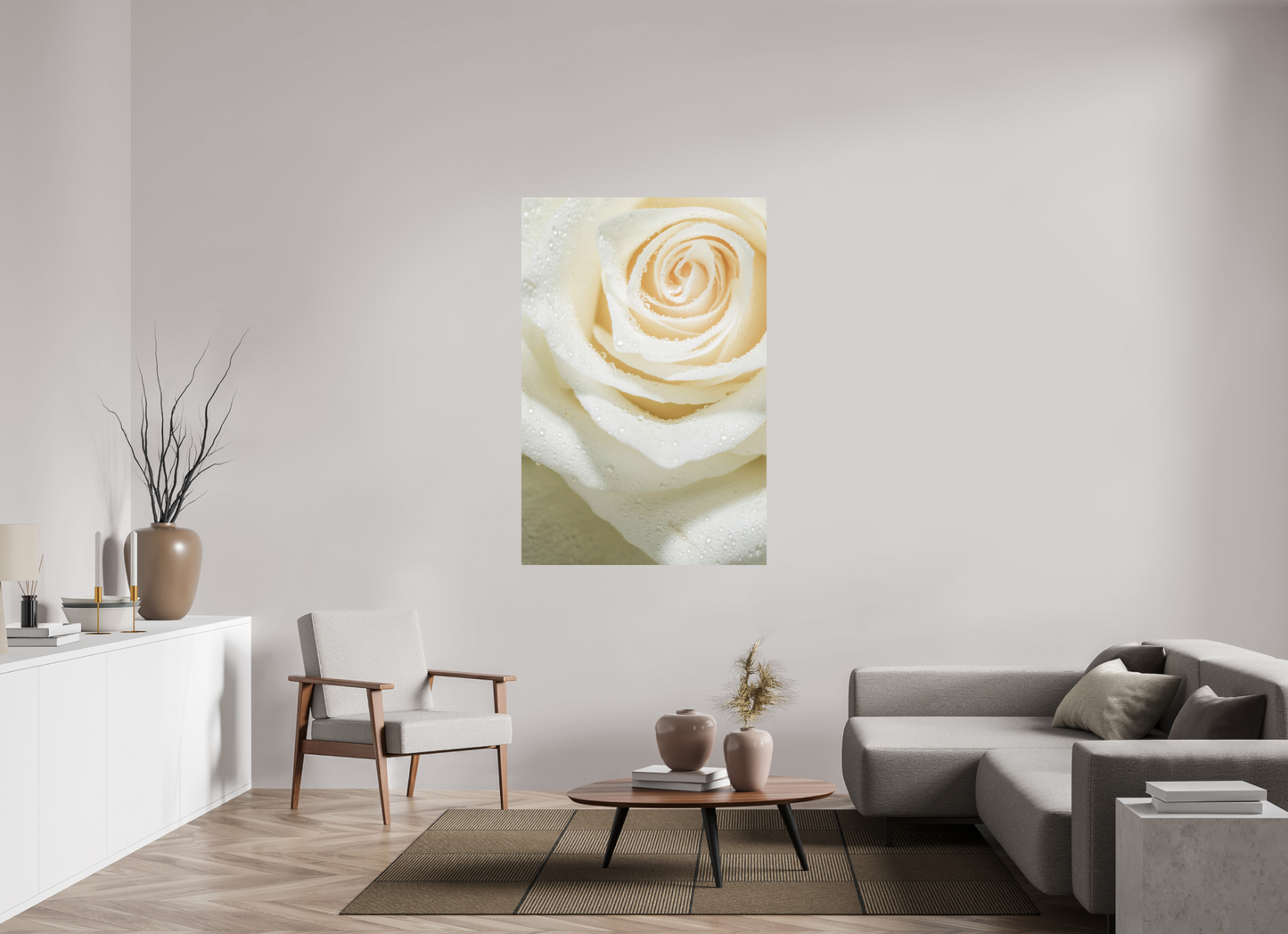100 x 150 cm, Fine Art Print Baryta auf Alu-Dibond Rose_03