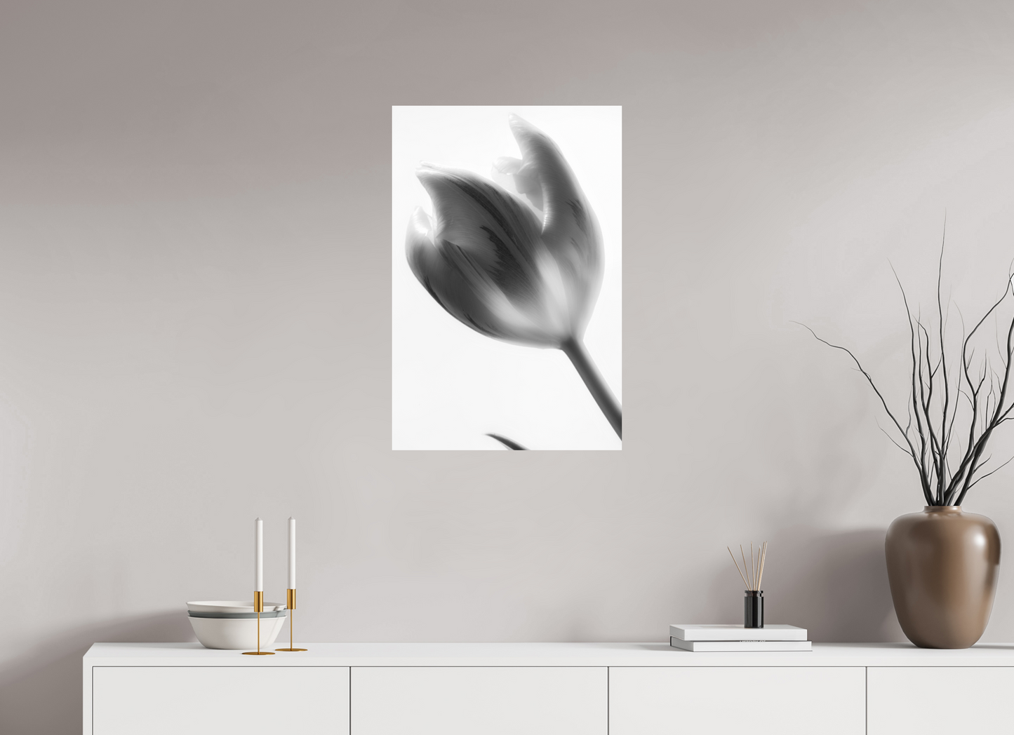 50 x 75 cm, ChromaLuxe HD Metal Print Tulpe-05