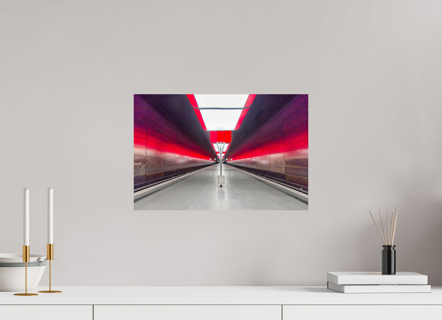 45 x 30 cm, Fine Art Print Metallic Edition Hafen City Universitaet_3 Hamburg