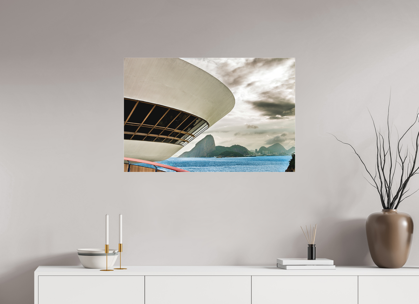 90 x 60 cm, Fine Art Acrylglas Matt Niterói - Rio de Janeiro - RJ