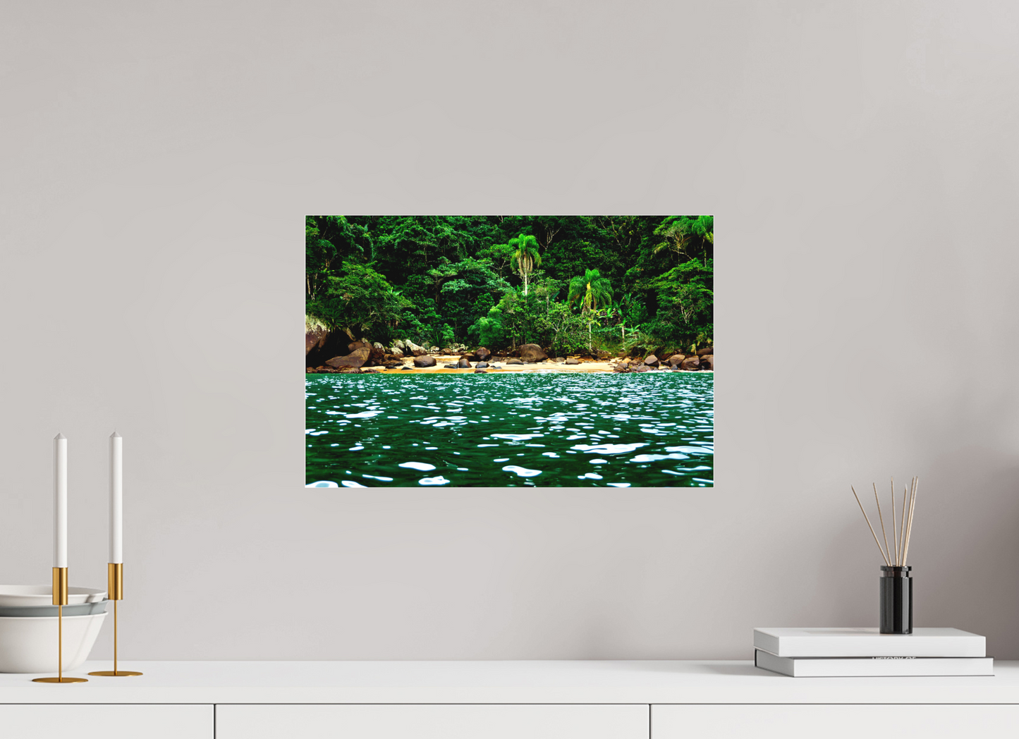 45 x 30 cm, Fine Art Acrylglas Matt Costa de Ubatuba - Ubatuba - SP