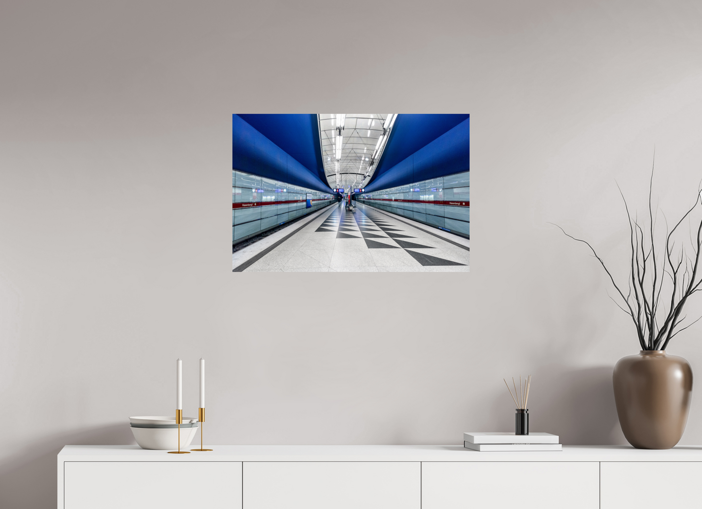 75 x 50 cm, Fine Art Print Metallic Edition Hasenbergl #5 Müchen