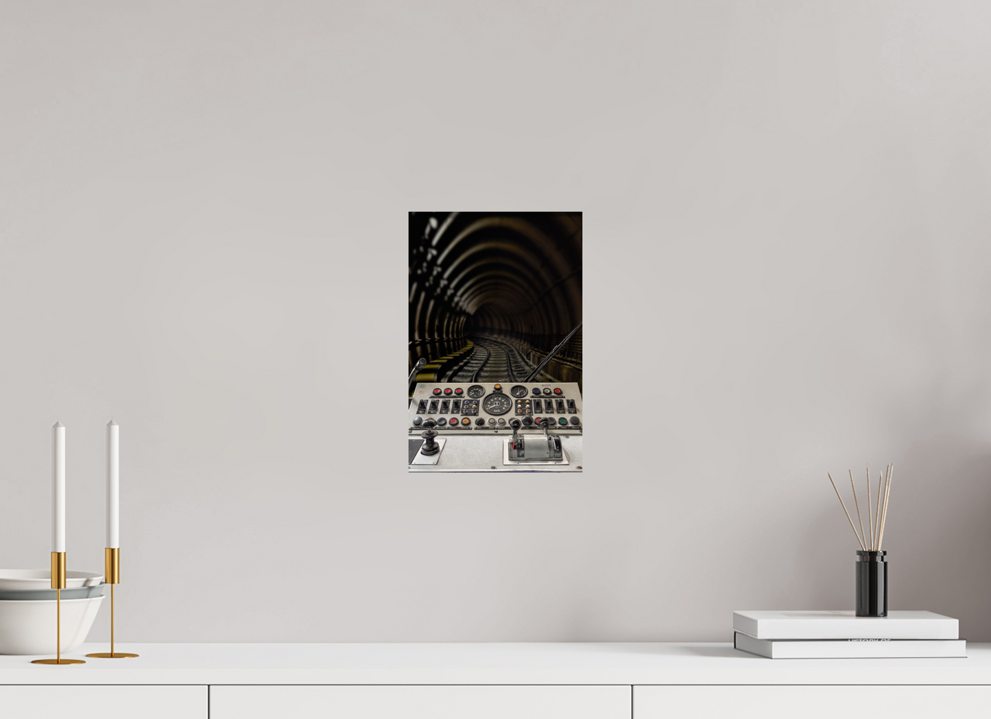 20 x 30 cm, Fine Art Print Metallic Edition U-3 Kabine München