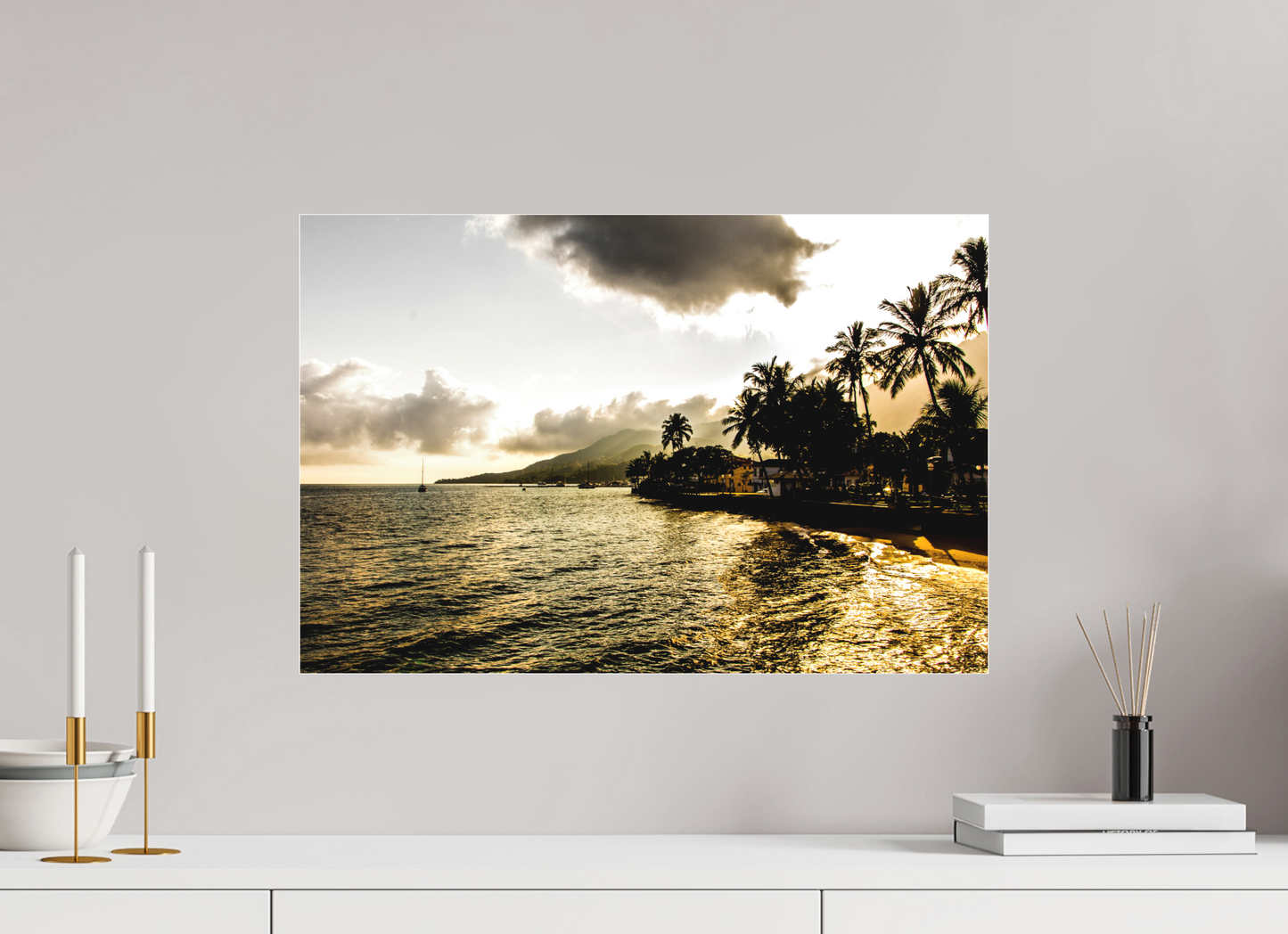 60 x 40 cm, Fine Art Acrylglas Matt Vila de Ilhabela - SP