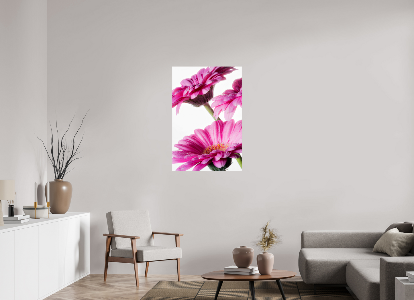 70 x 105 cm, Fine Art Print Baryta auf Alu-Dibond Gerbera_07